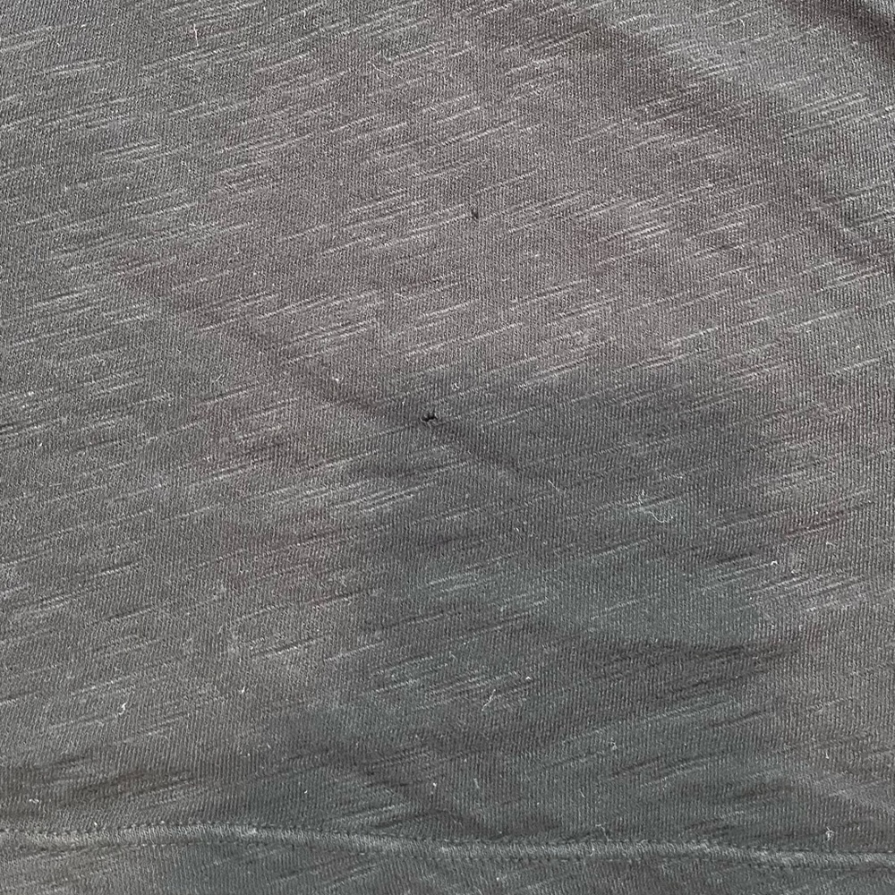 Left Of Center Anthropologie  Black Tee With Pockets - Picture 7 of 7